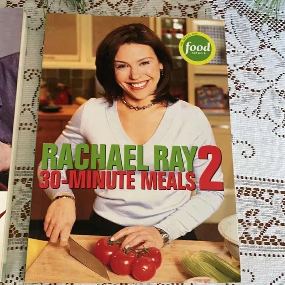 Two Rachel Ray 30-Minute Meals Cookbooks